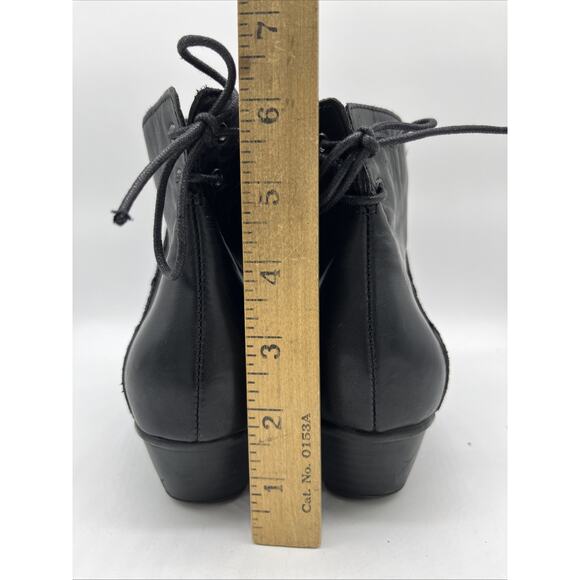 Remonte Dorndorf Lace Back Zip Ankle Boots Black Grey Red Wine Size 41 EU - Picture 4 of 10